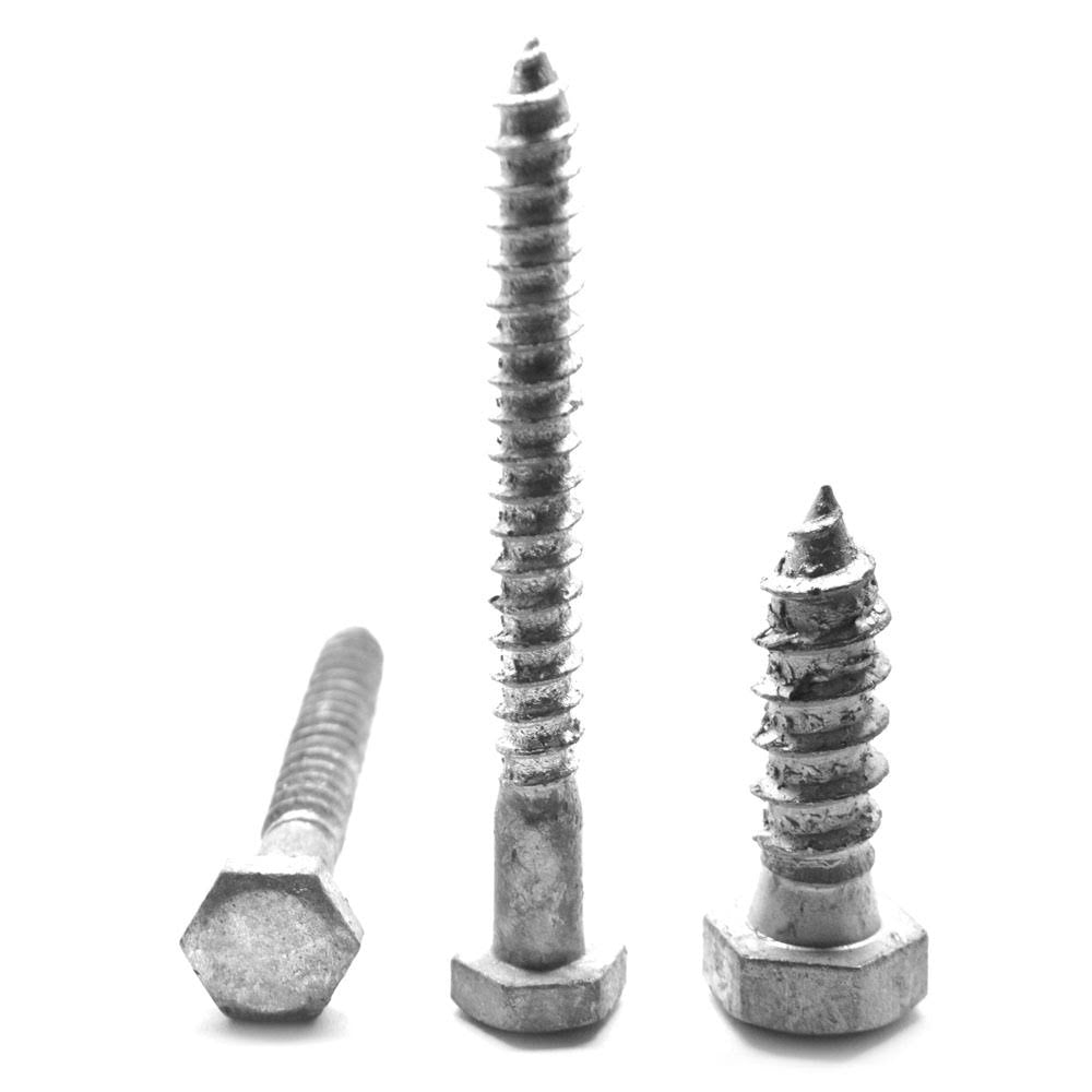 Hex Lag Screw Low Carbon Steel Hot Dip Galvanized B21761
