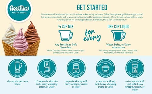 Salted Caramel Soft Serve Ice Cream Mix, 6 lb Bag I90280