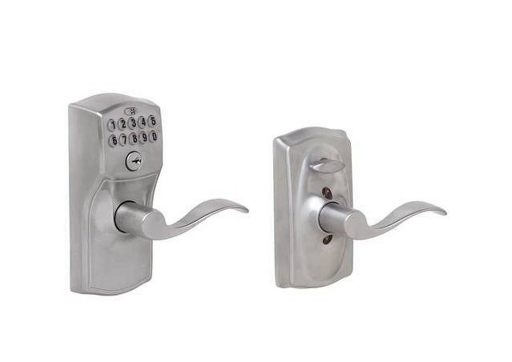 Satin Chrome Keypad Entry Leverset I824465