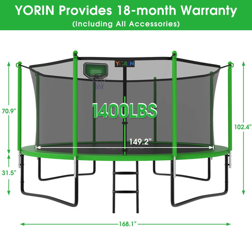15' Trampoline X8280
