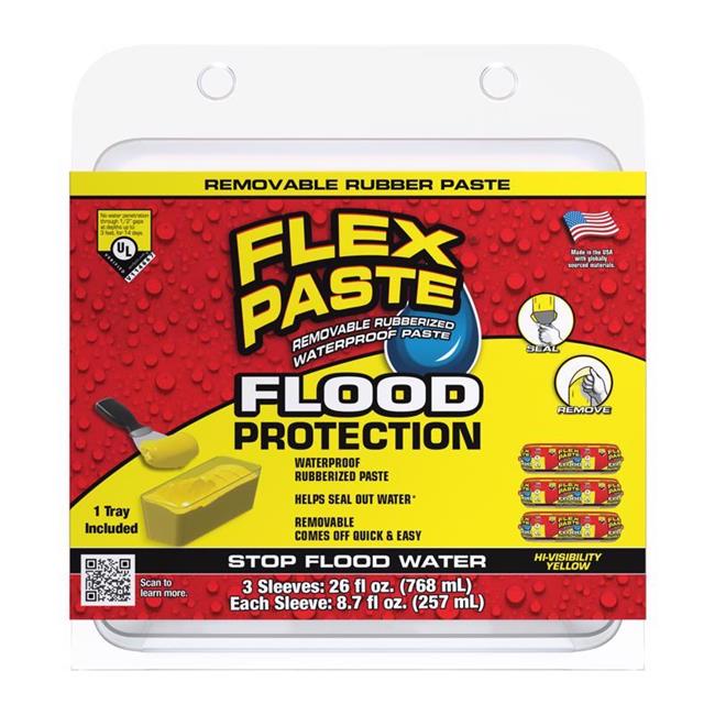 26 oz Rubber Coating Yellow - Pack of 3 D51217