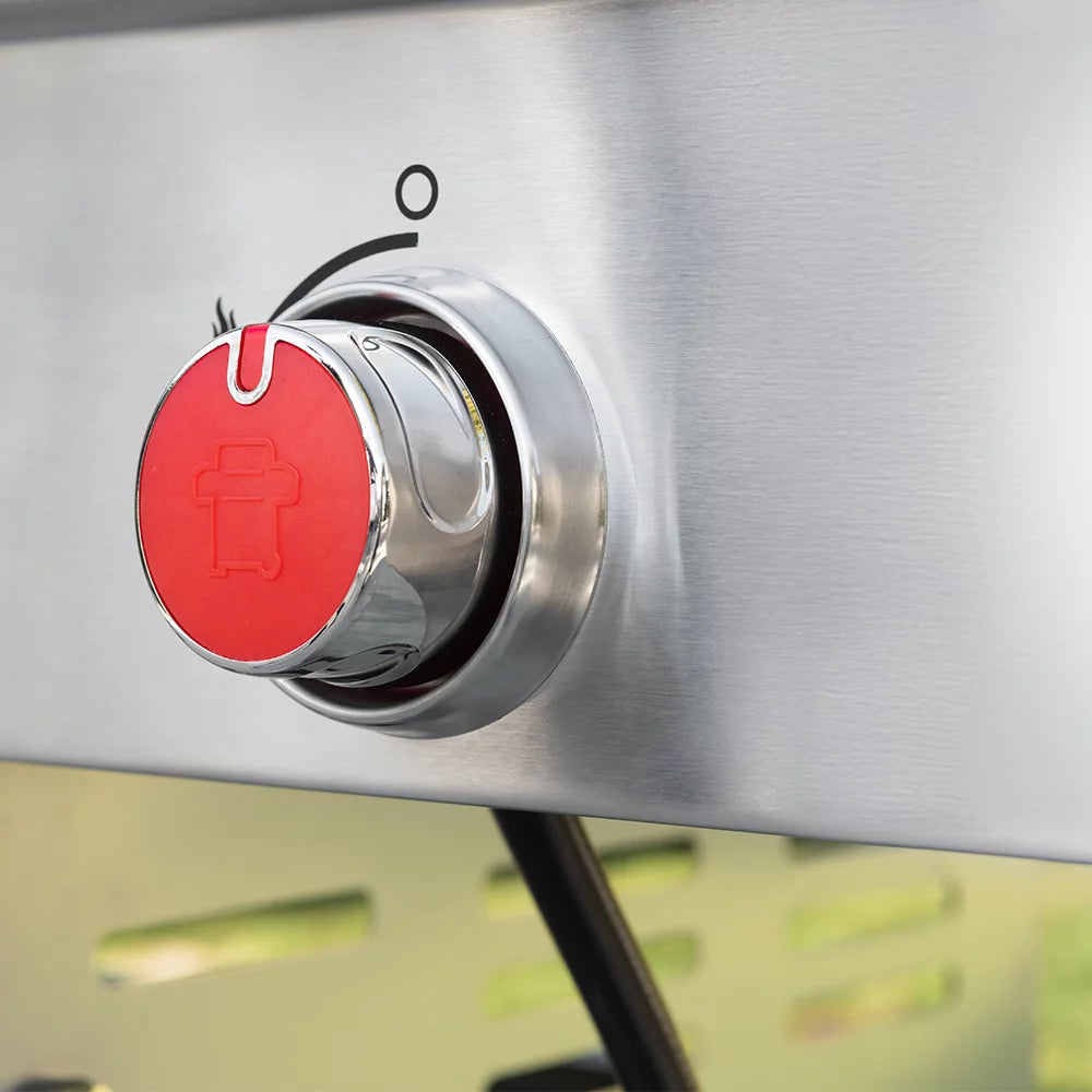 4-Burner Propane Gas Grill with Infrared Side Burner B98744