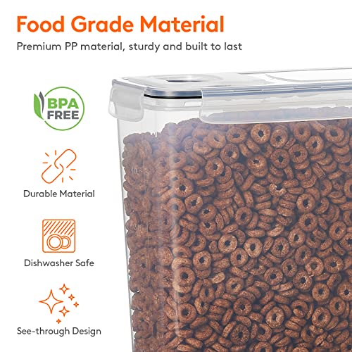 5.5L 4pcs Airtight Food Storage Canister Sets with Flip-Top Lids P31055