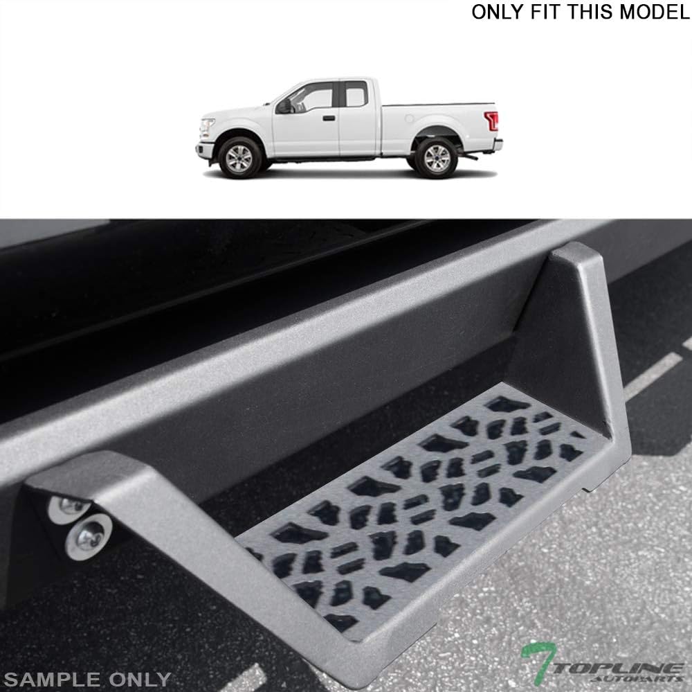 Matte Black Drop Step Side Nerf Bars Running Boards B576
