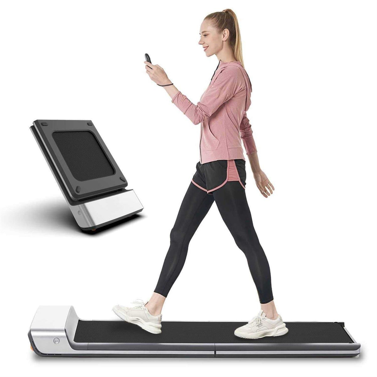 Grey Folding Treadmill Y984