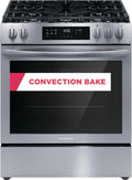 30" Front Control Gas Range with Convection Bake V782622