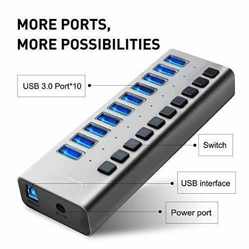 10 Ports 48W USB 3.0 Hub M37117