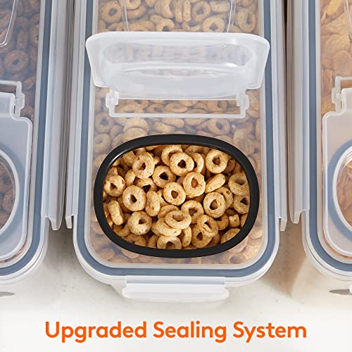 5.5L 4pcs Airtight Food Storage Canister Sets with Flip-Top Lids P31055