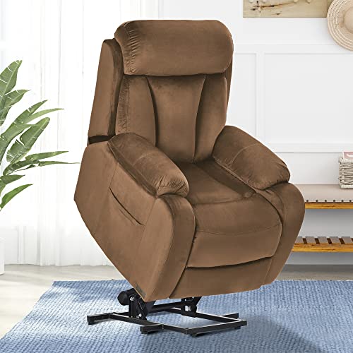Navy Blue Power Lift Recliner Chair Q33940