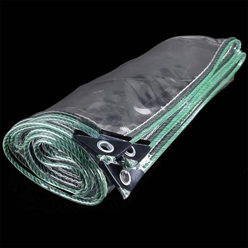 Clear Waterproof Tarpaulin with Grommets, 0.35mm, 3 * 4M P2877