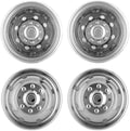 16 Polished Stainless Steel 8 Lug Dually Wheel Simulators D84021