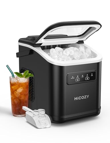 Black Countertop Ice Maker, 26 lbs/Day T56834