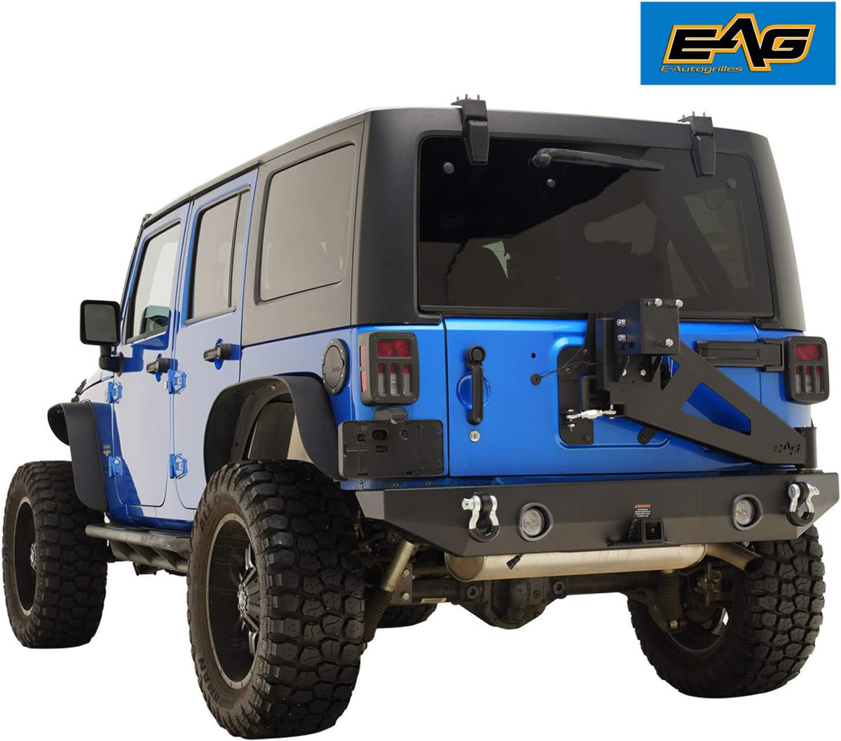 Compatible with JK Rear Bumper with Tire Carrier X190