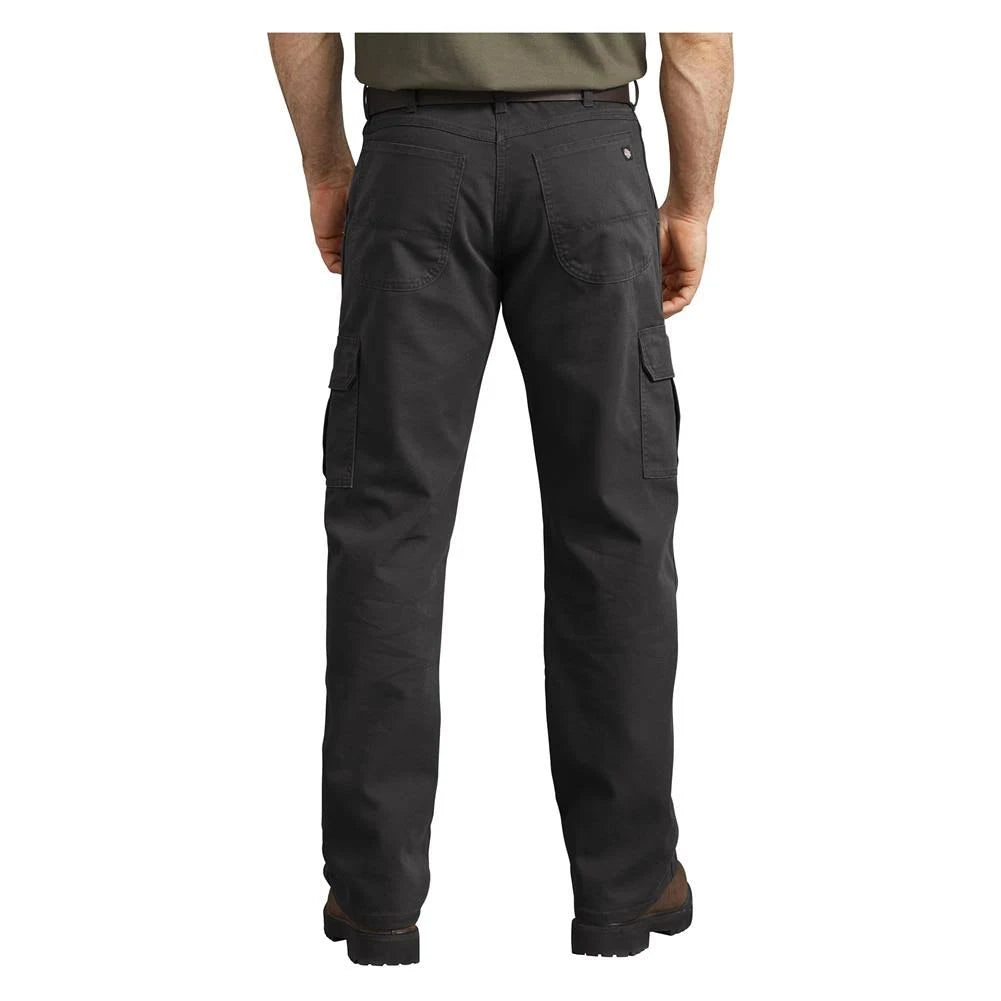 Stonewashed Black Cargo Pants Z305547