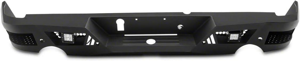 Textured Black Rear Bumper with LED Spot Lights B993