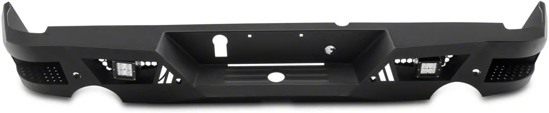 Textured Black Rear Bumper with LED Spot Lights B993