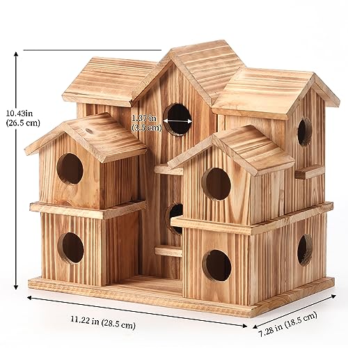 10 Hole Large Bird House E360702