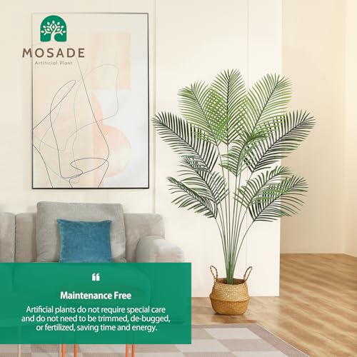 6 Feet Artificial Areca Palm Tree with Seagrass Basket T8641