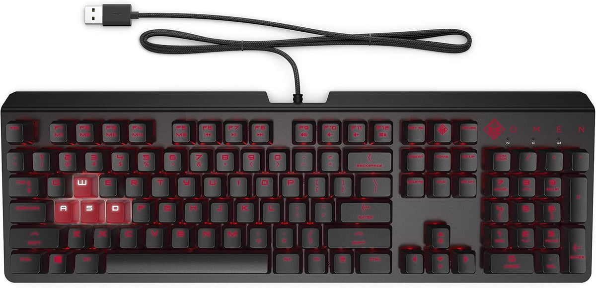 Customizable Mechanical Gaming Keyboard with Cherry MX Red Keys T339938