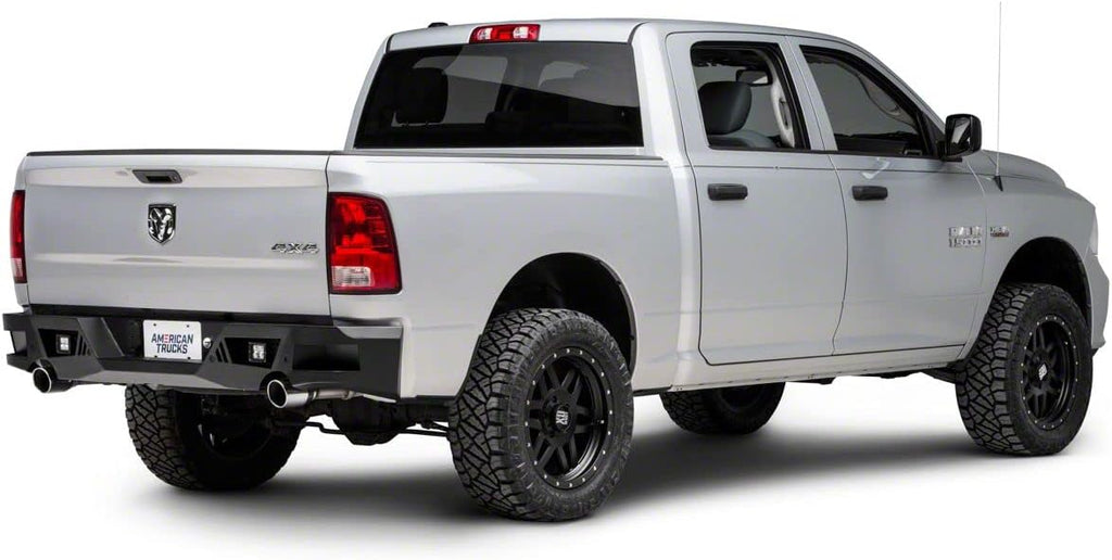 Textured Black Rear Bumper with LED Spot Lights B993