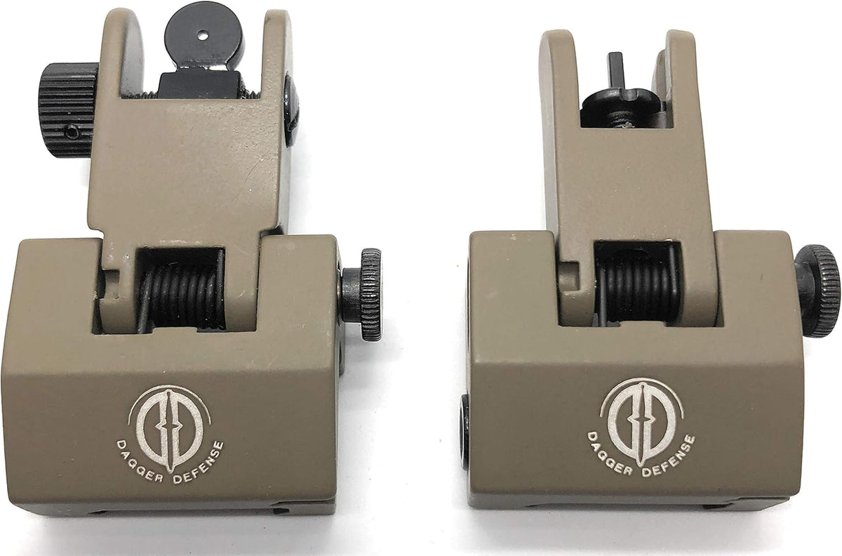 Tactical Flip Up Iron Sights (Tan) U713
