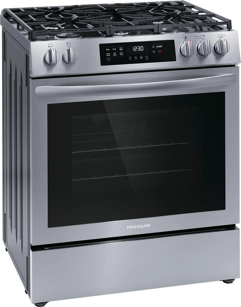 30" Front Control Gas Range with Convection Bake V782622