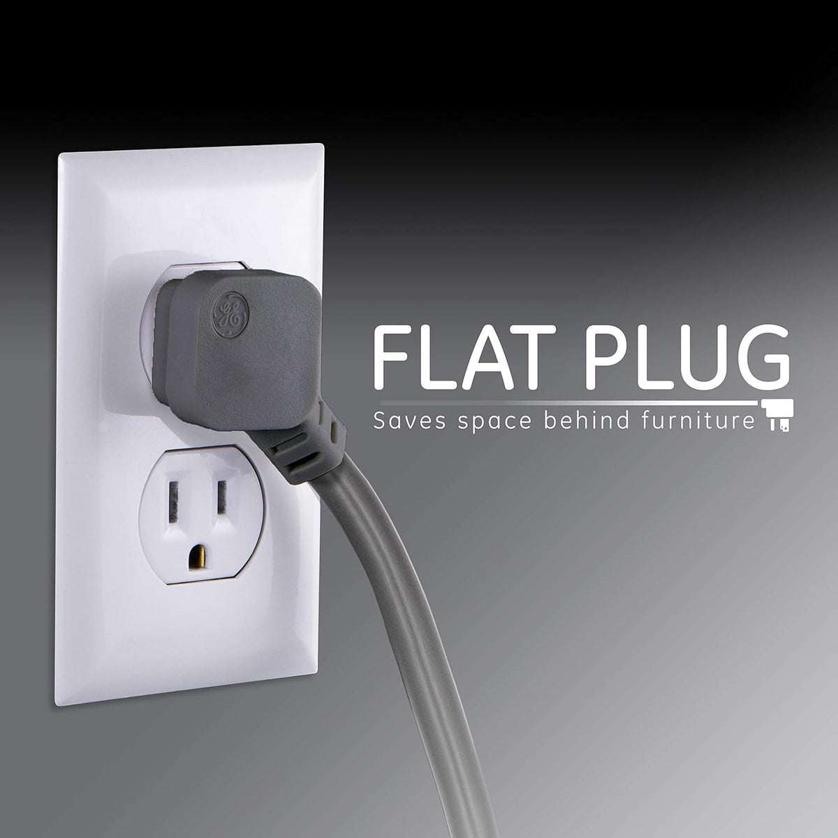 7 Outlet Surge Protector Power Strip with 2 USB Ports K325