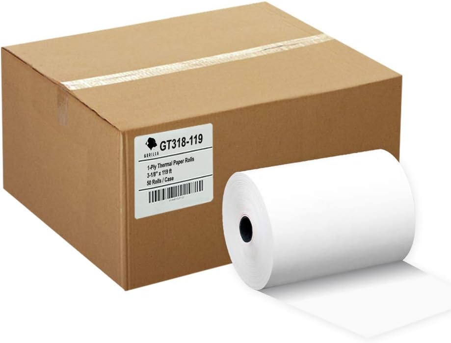 Thermal Paper Receipt Rolls 3 1/8 x 230 ft BPA Free 32 Rolls V597