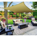 Beige Square Sun Shade Sail Canopy G2151