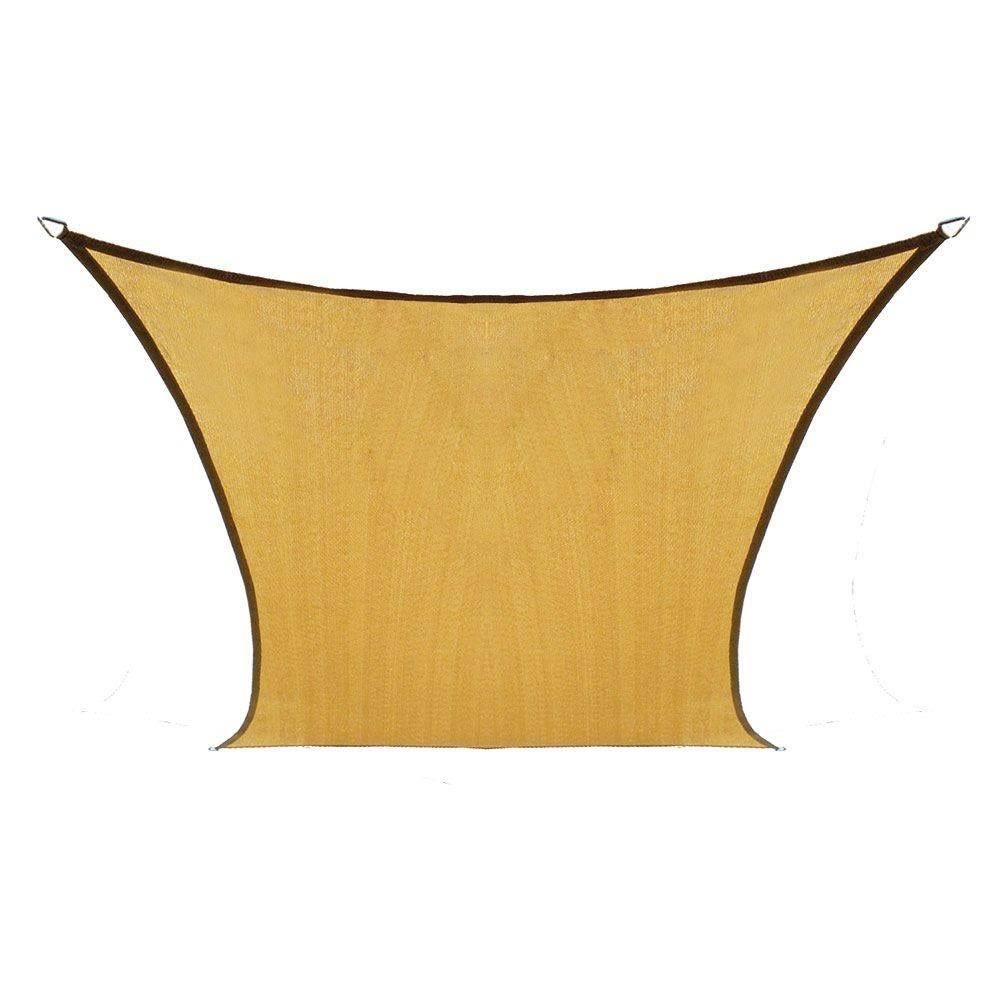 Beige Square Sun Shade Sail Canopy G2151