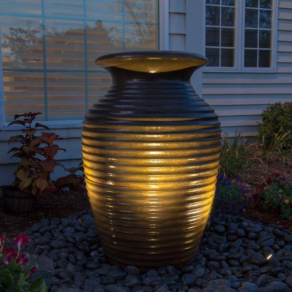 Medium Rippled Urn B195512