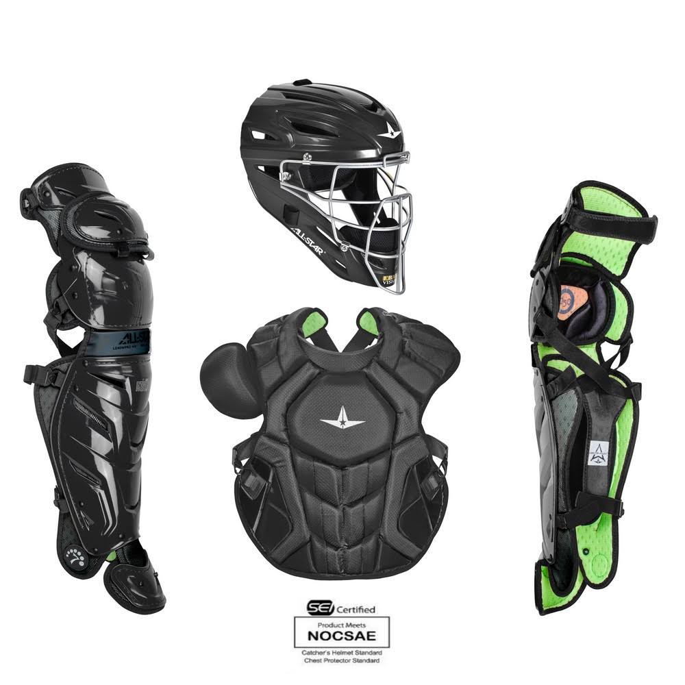 Black Adult Pro Catchers Set F79700