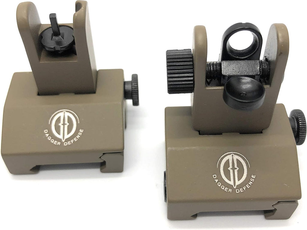 Tactical Flip Up Iron Sights (Tan) U713
