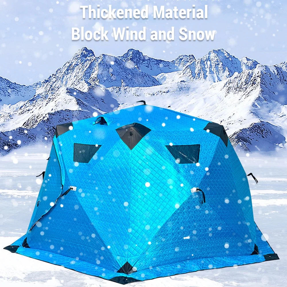 Insulated Ice Fishing Tent for 5 8 People D41507