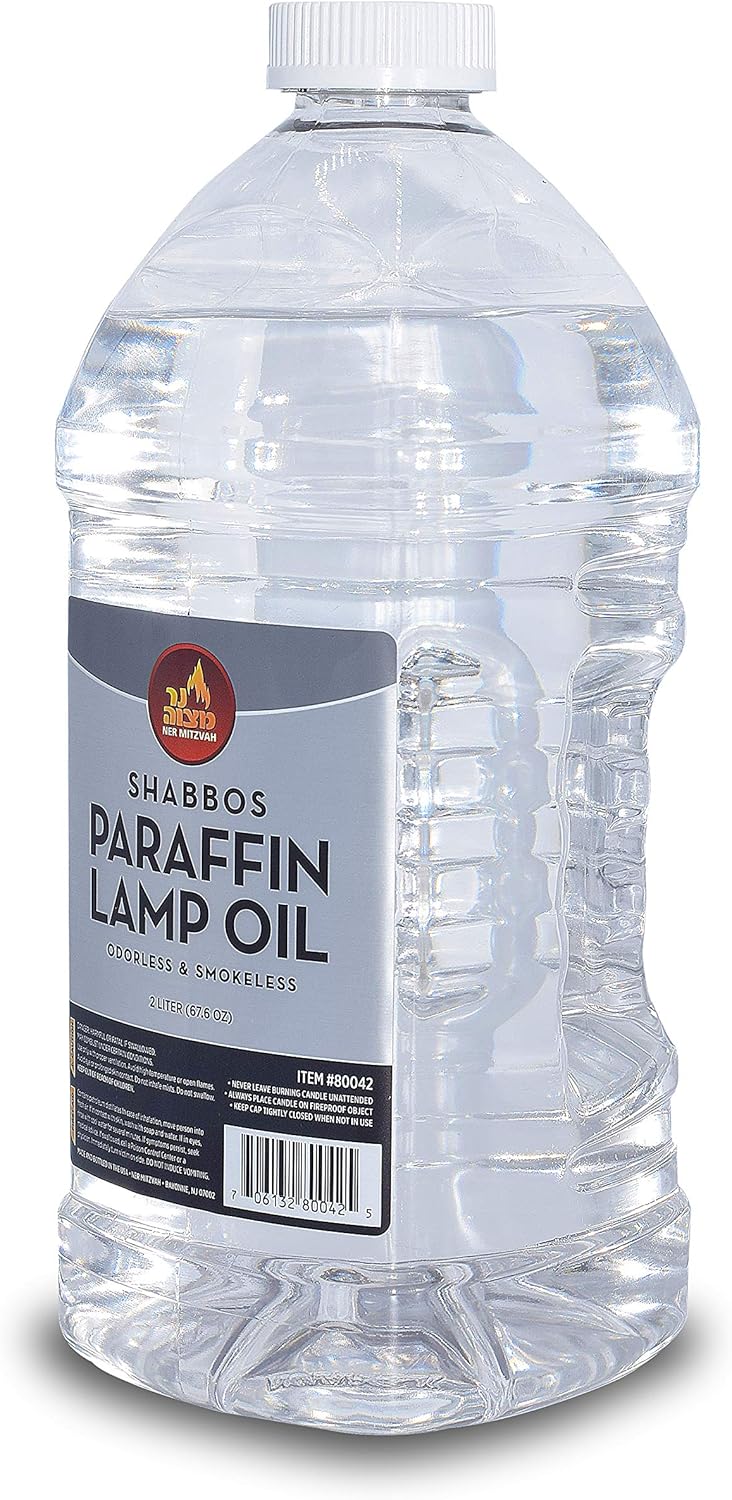 Clear Smokeless Odorless Paraffin Lamp Oil - 2 Liter (67.6 oz) F728