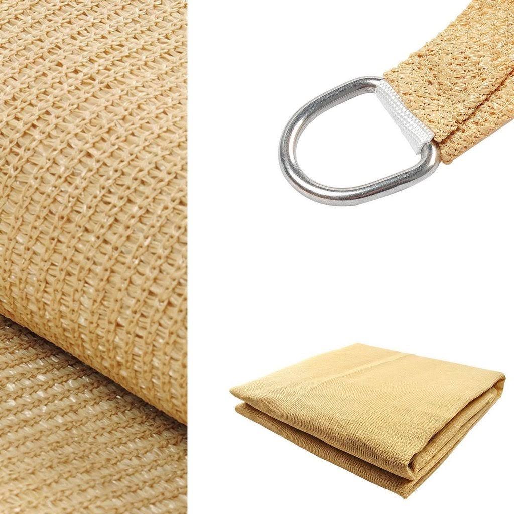 Beige Square Sun Shade Sail Canopy G2151
