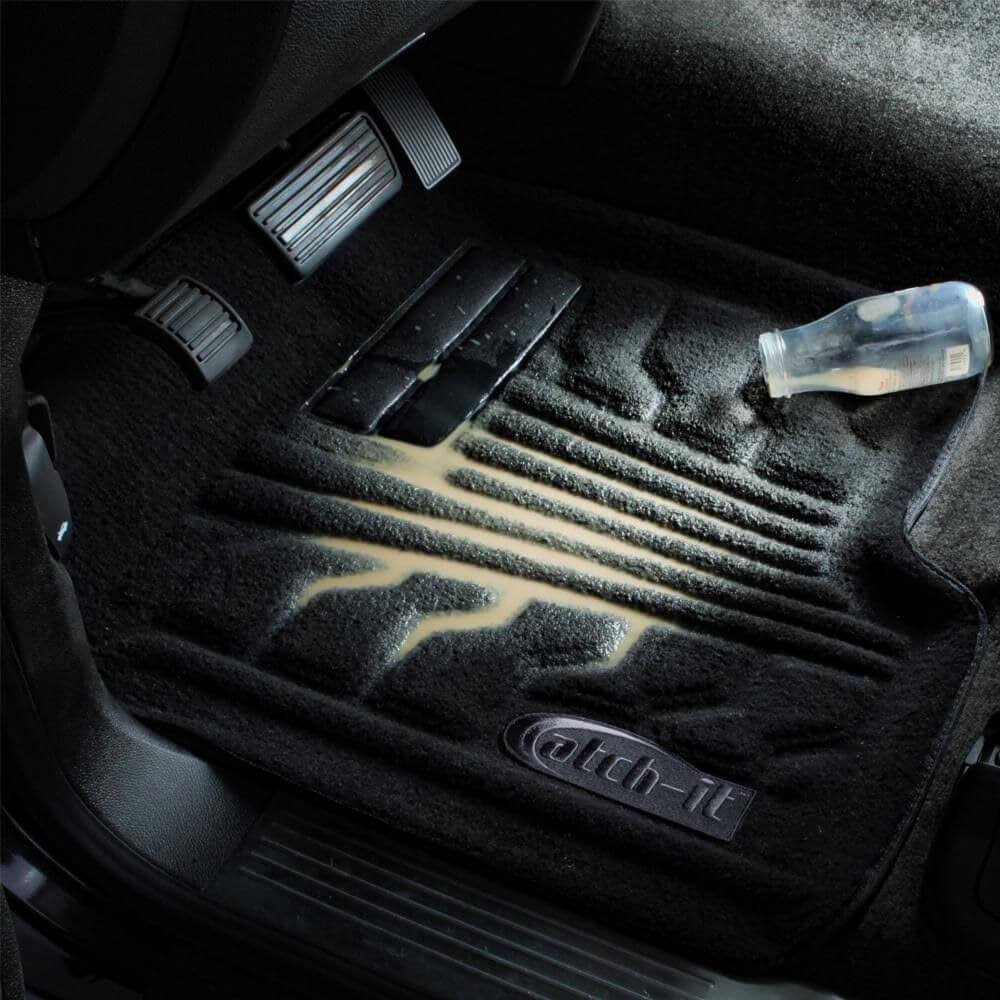 Grey Vinyl Floor Mat L11108
