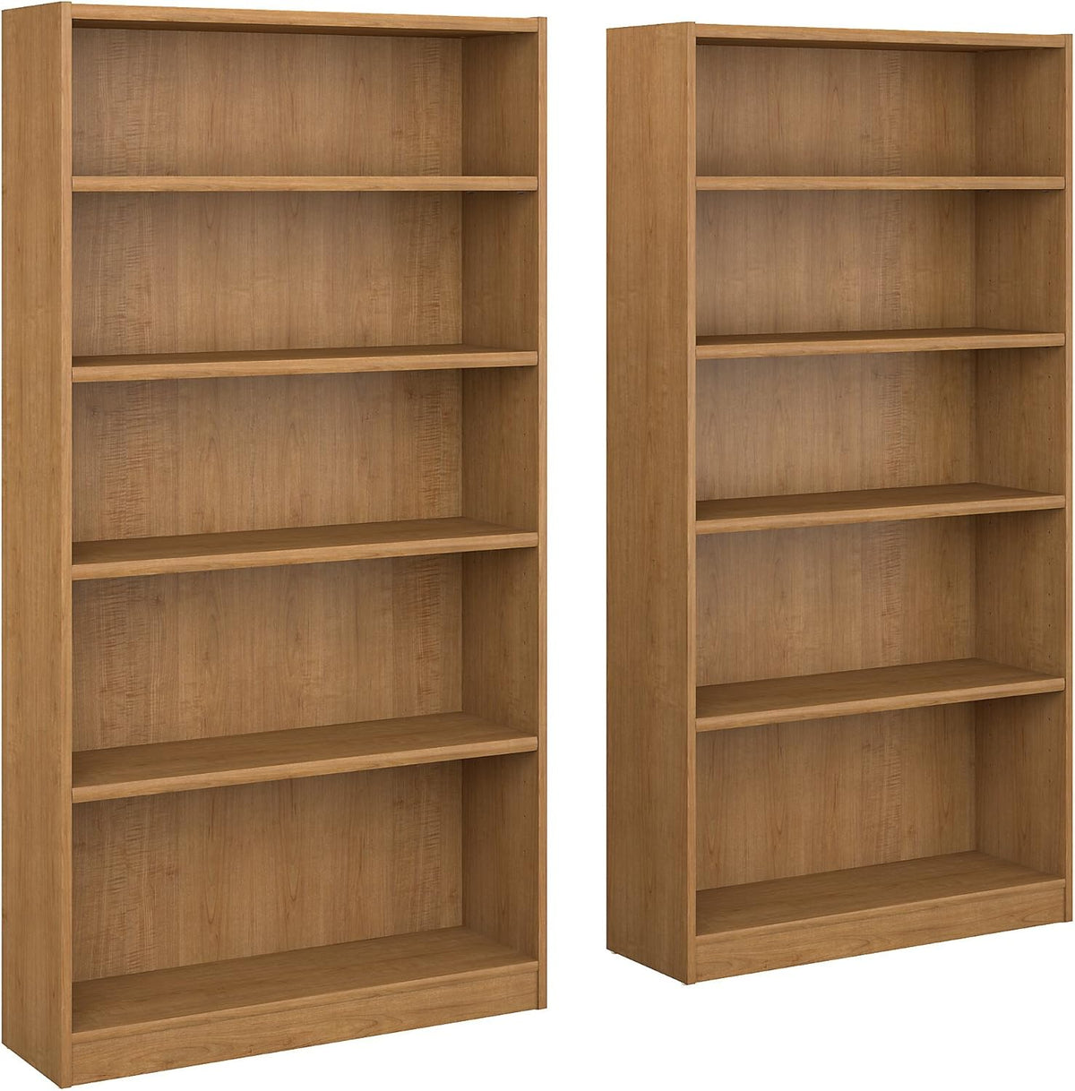 2 Shelf Bookcase Set of 2 in Royal Oak R19736