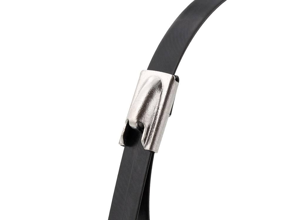20 inch Plastic Coated Stainless Steel Cable Tie - 100 Pack U811
