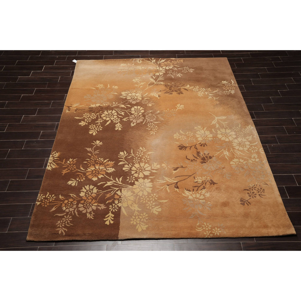 Hand Tufted 100 Wool Botanical Oriental Rug O474