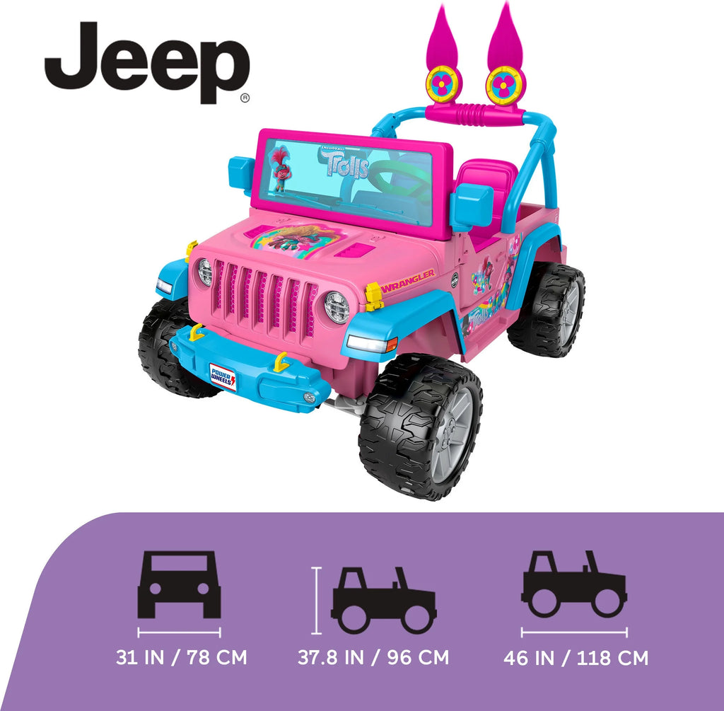 Jeep Wrangler Ride-On Toy Vehicle With Sounds G374