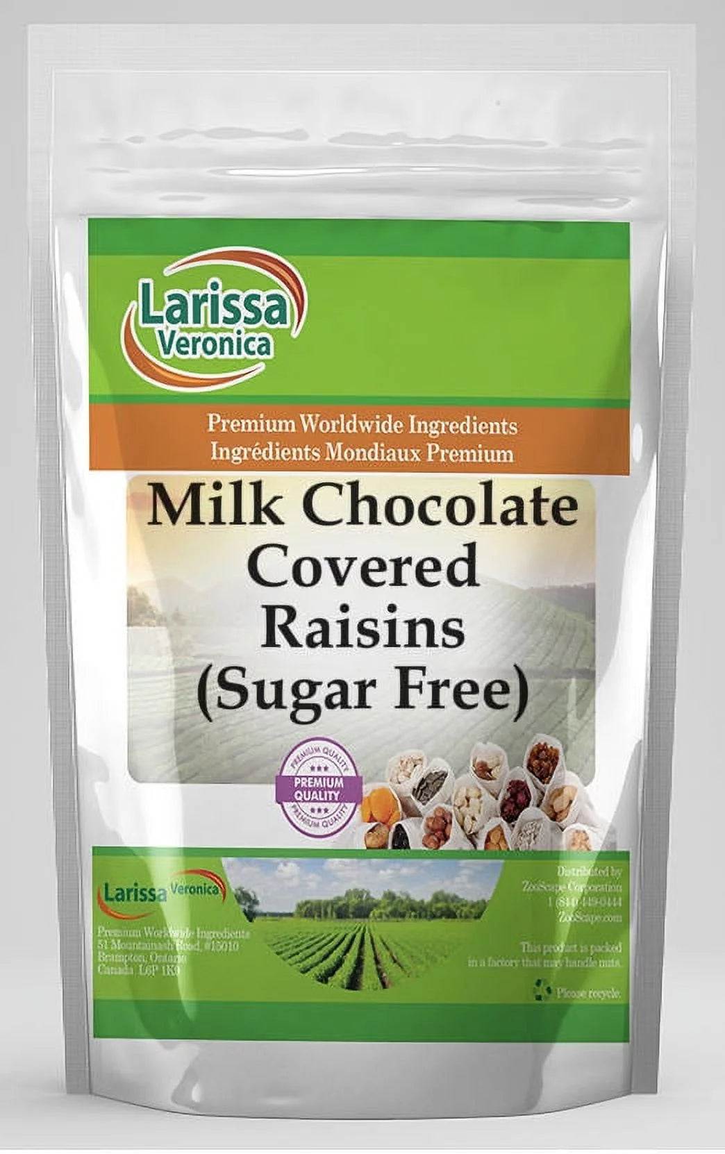 Sugar Free Milk Chocolate Covered Raisins 4 oz 3-Pack L816873