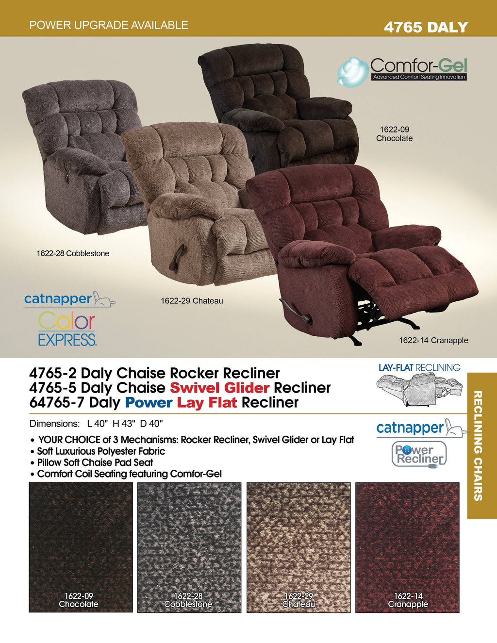 Chaise Rocker Recliner V153042
