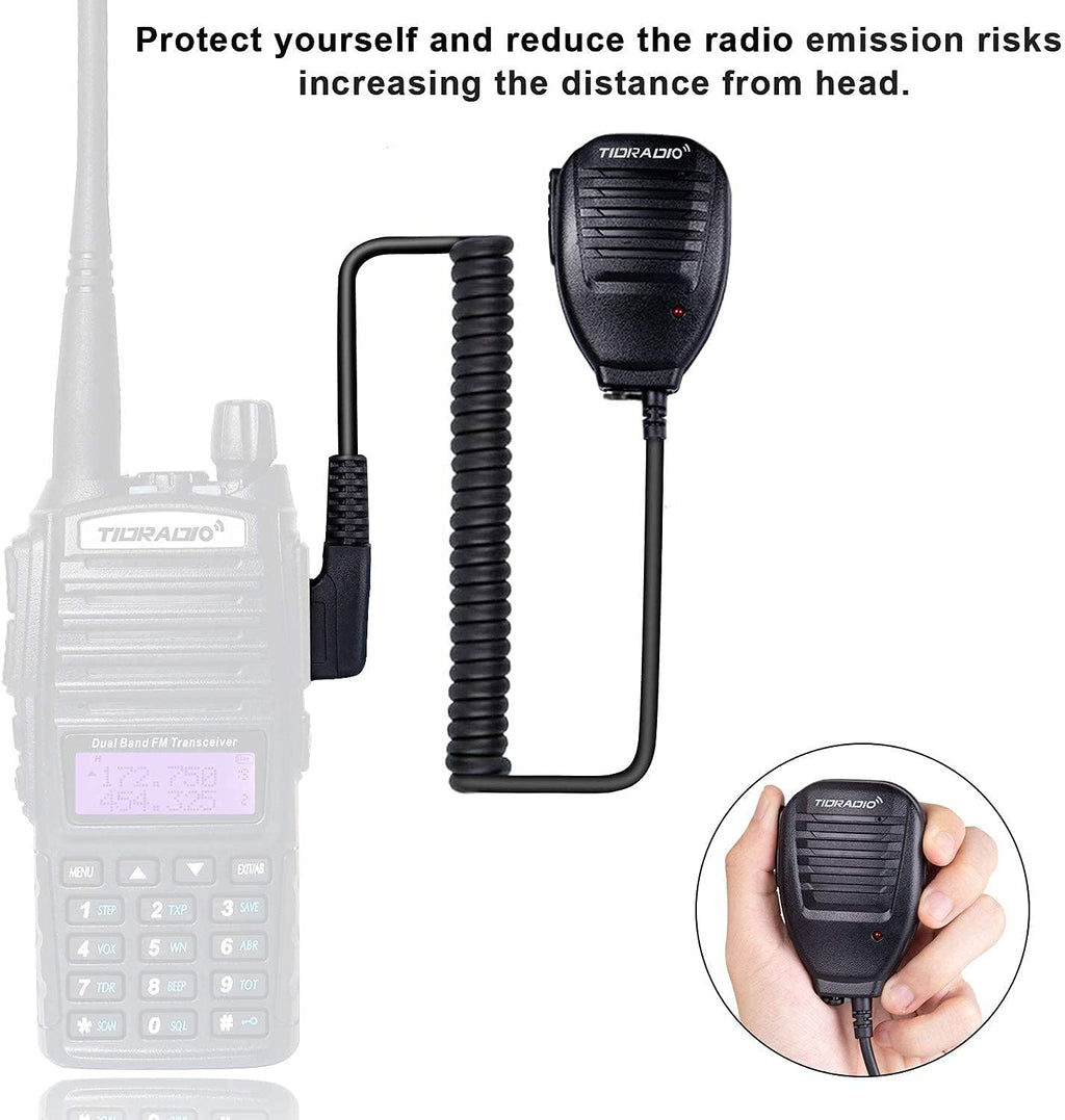 UV-82 Ham Radio Handheld 2 Way Radio with Programming Cable and Long Antenna (2Pack-Black) P983914