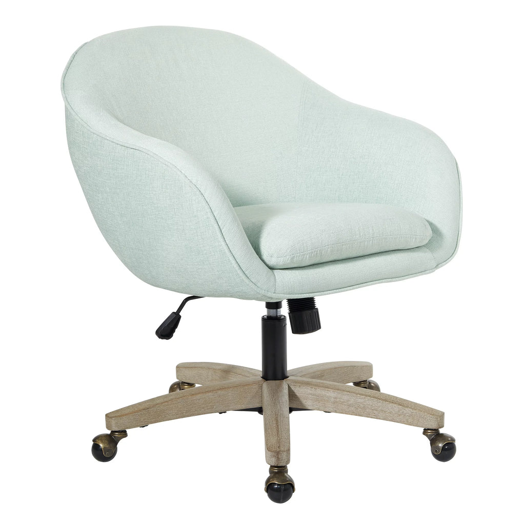 Dove Grey Plush Office Chair S628608