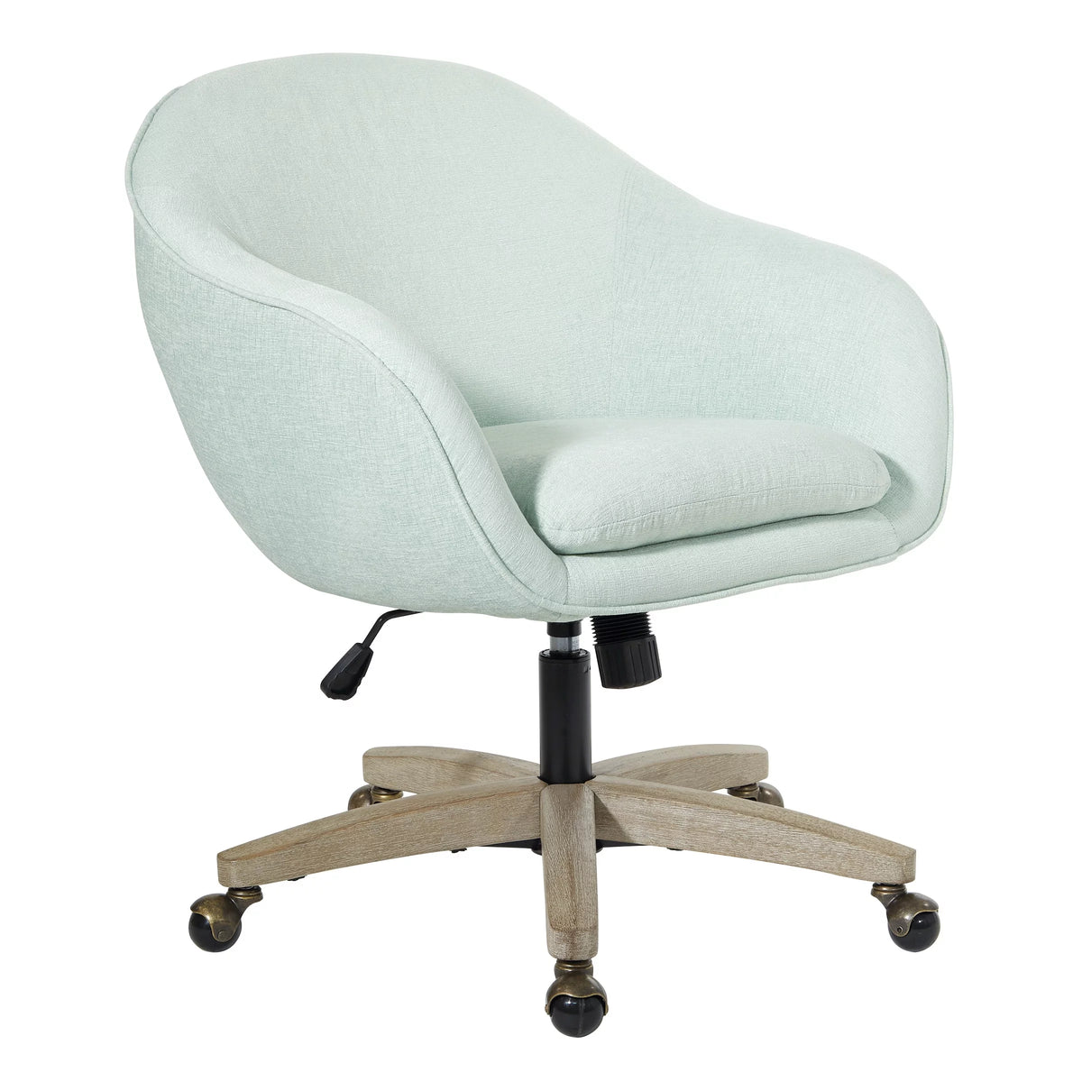 Dove Grey Plush Office Chair S628608