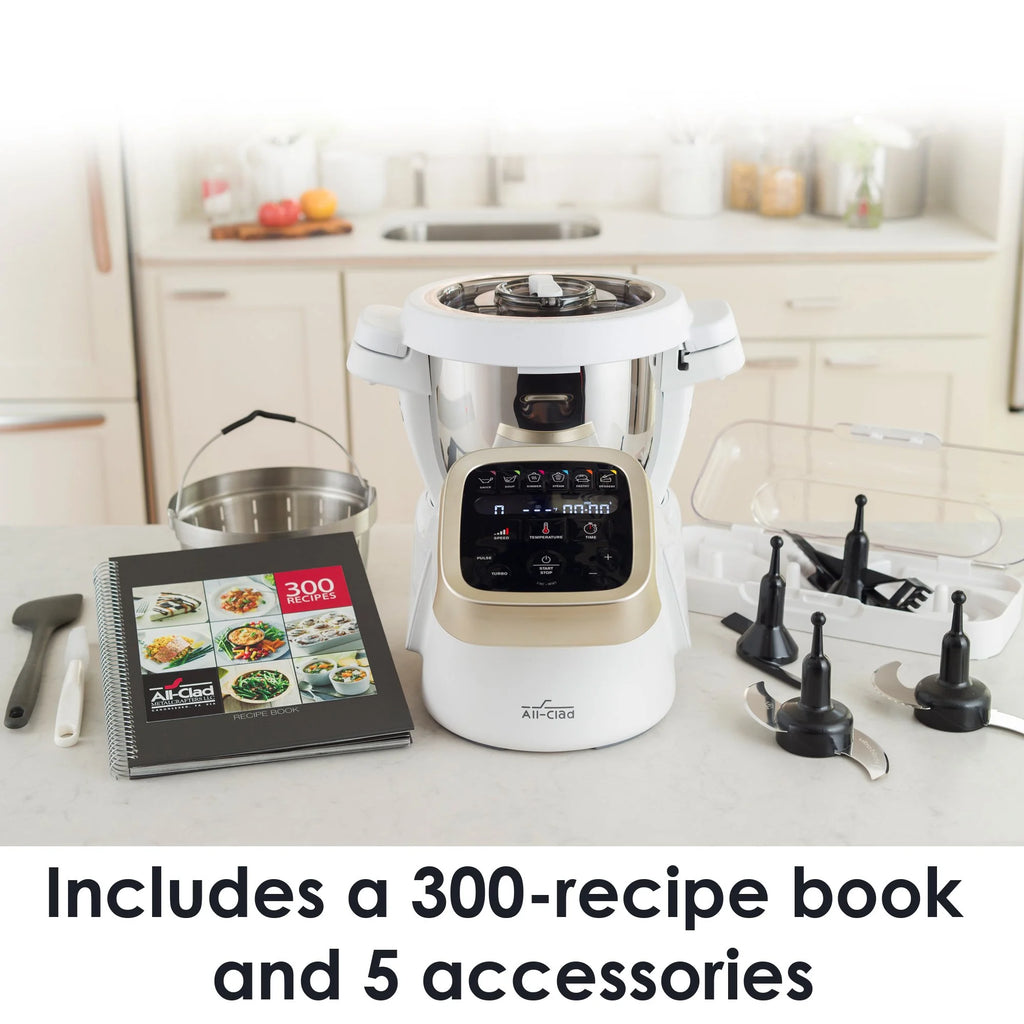 White 4.7-Quart Food Processor P400550