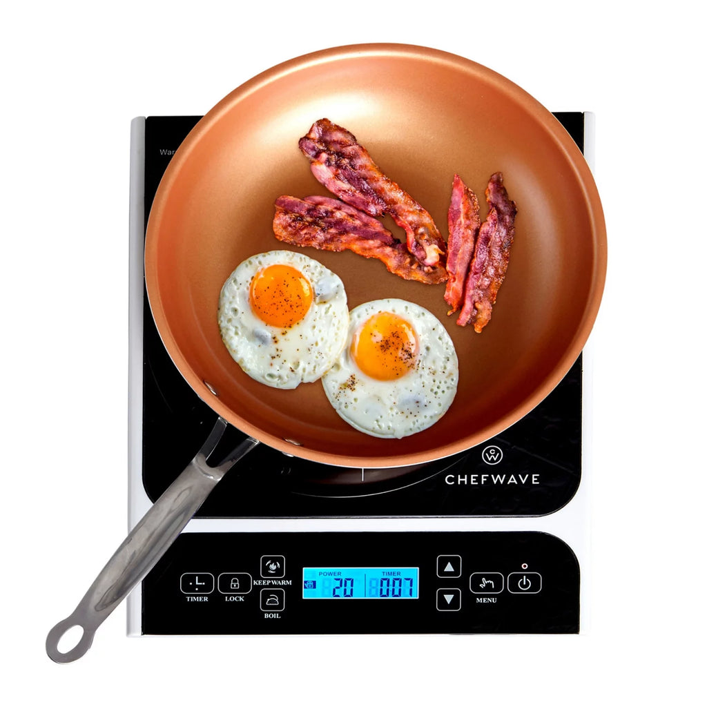 1800W Portable Induction Cooktop with Fry Pan D9340