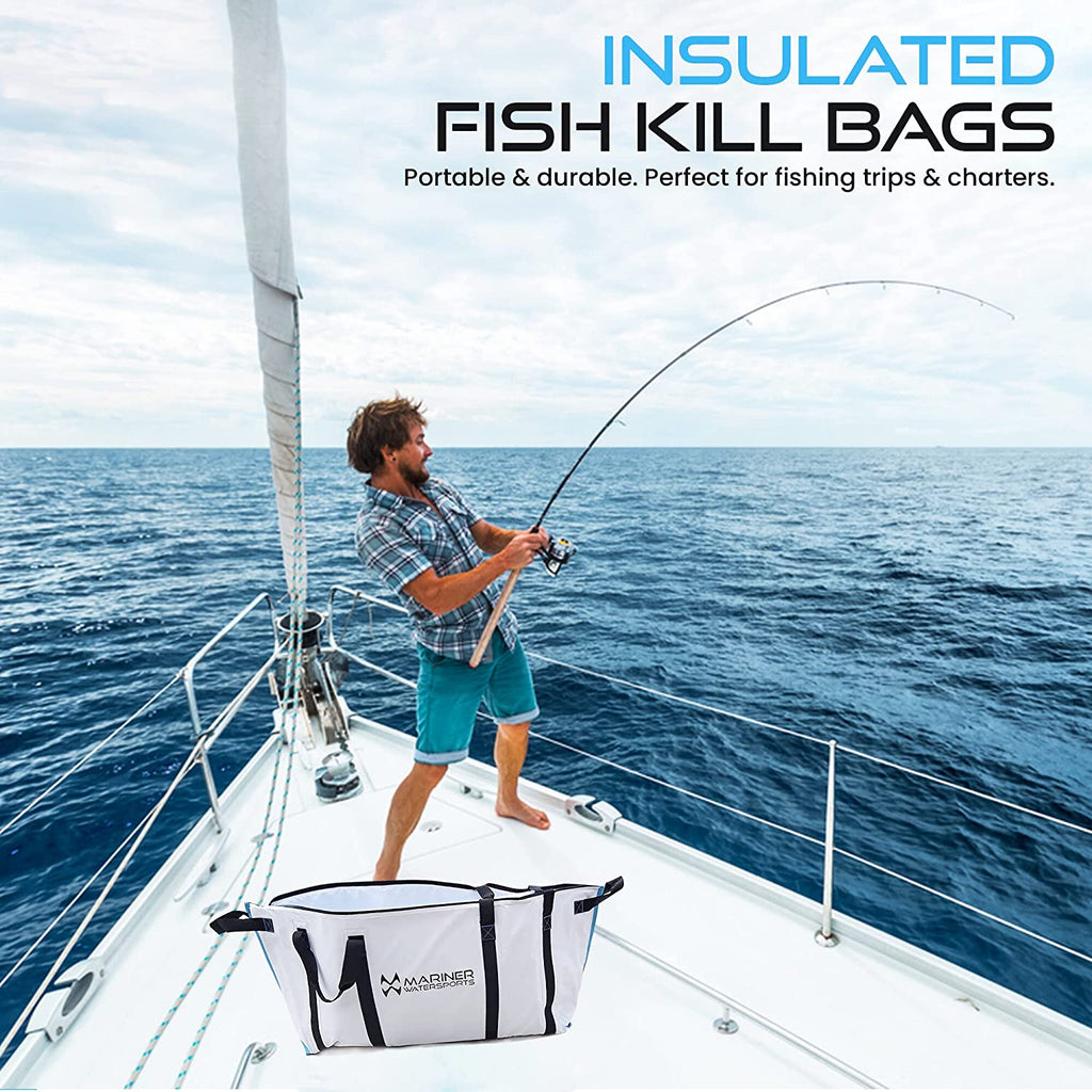 Insulated Portable Waterproof Nylon Fish Bag 20 inch T353