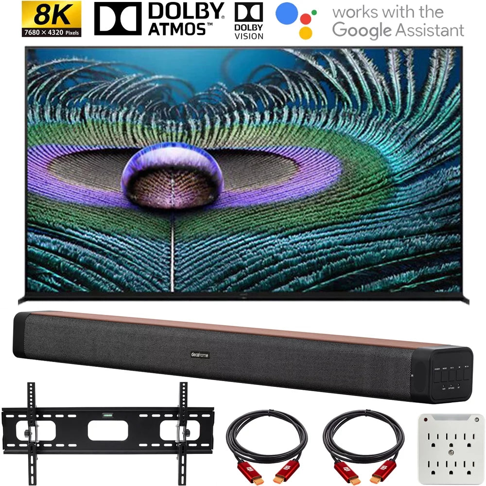 85 inch 8K LED HDR Smart TV with 60W 2.0 Channel Soundbar N94542